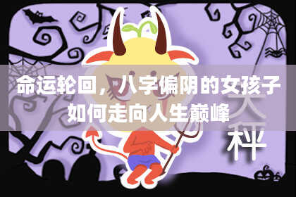 命运轮回，八字偏阴的女孩子如何走向人生巅峰