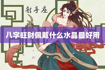 八字旺财佩戴什么水晶最好用