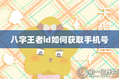 八字王者id如何获取手机号