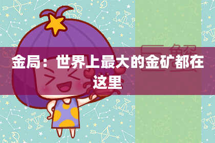 金局：世界上最大的金矿都在这里