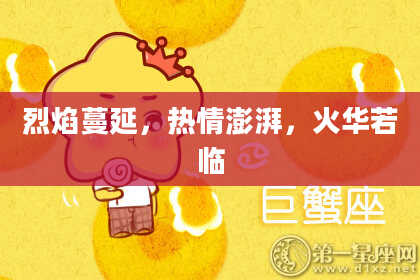 烈焰蔓延，热情澎湃，火华若临