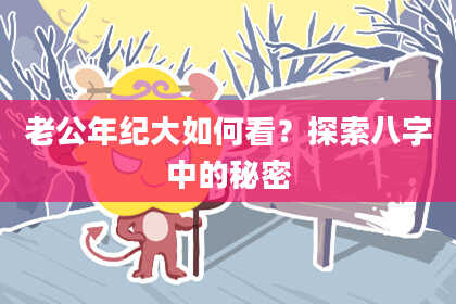 老公年纪大如何看？探索八字中的秘密