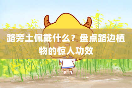 路旁土佩戴什么？盘点路边植物的惊人功效