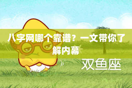 八字网哪个靠谱?一文带你了解内幕