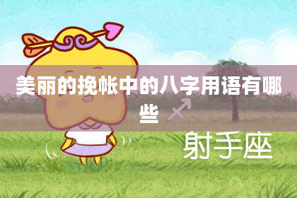 美丽的挽帐中的八字用语有哪些