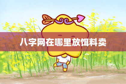 八字网在哪里放饵料卖