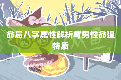 命局八字属性解析与男性命理特质