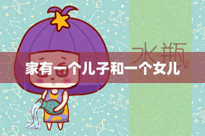 家有一个儿子和一个女儿