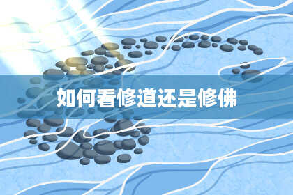 如何看修道还是修佛