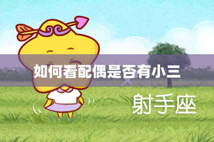 如何看配偶是否有小三