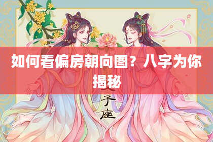 如何看偏房朝向图？八字为你揭秘