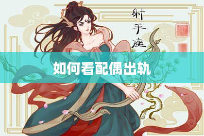 如何看配偶出轨