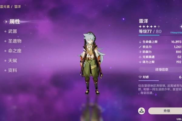 探寻雷泽五命：最佳圣遗物推荐与搭配技巧