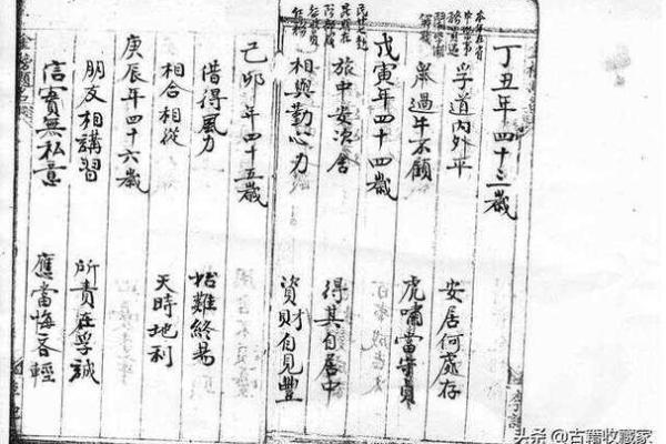 命书的流年：揭示生命中隐秘的时刻与转折点