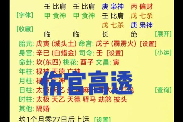 男性伤官命解析：如何解读神秘的命理特征与生活影响