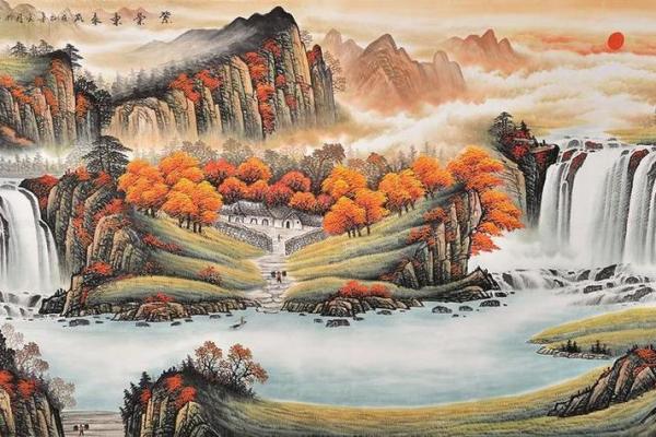 炉中火命玄关画作选择与家居风水之道