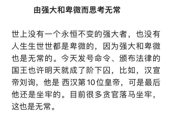 命不保昔：生活中的无常与珍贵瞬间的思考