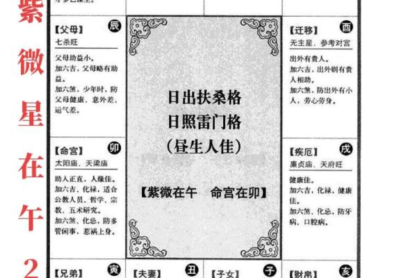 命格解析：为何紫薇星在命理学中占据重要地位